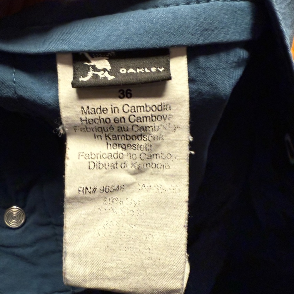 Oakley Men's Athletic Shorts in dusty blue size 36 - Picture 5 of 7